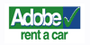 Adobe Rent A Car logo - rentalcars.com